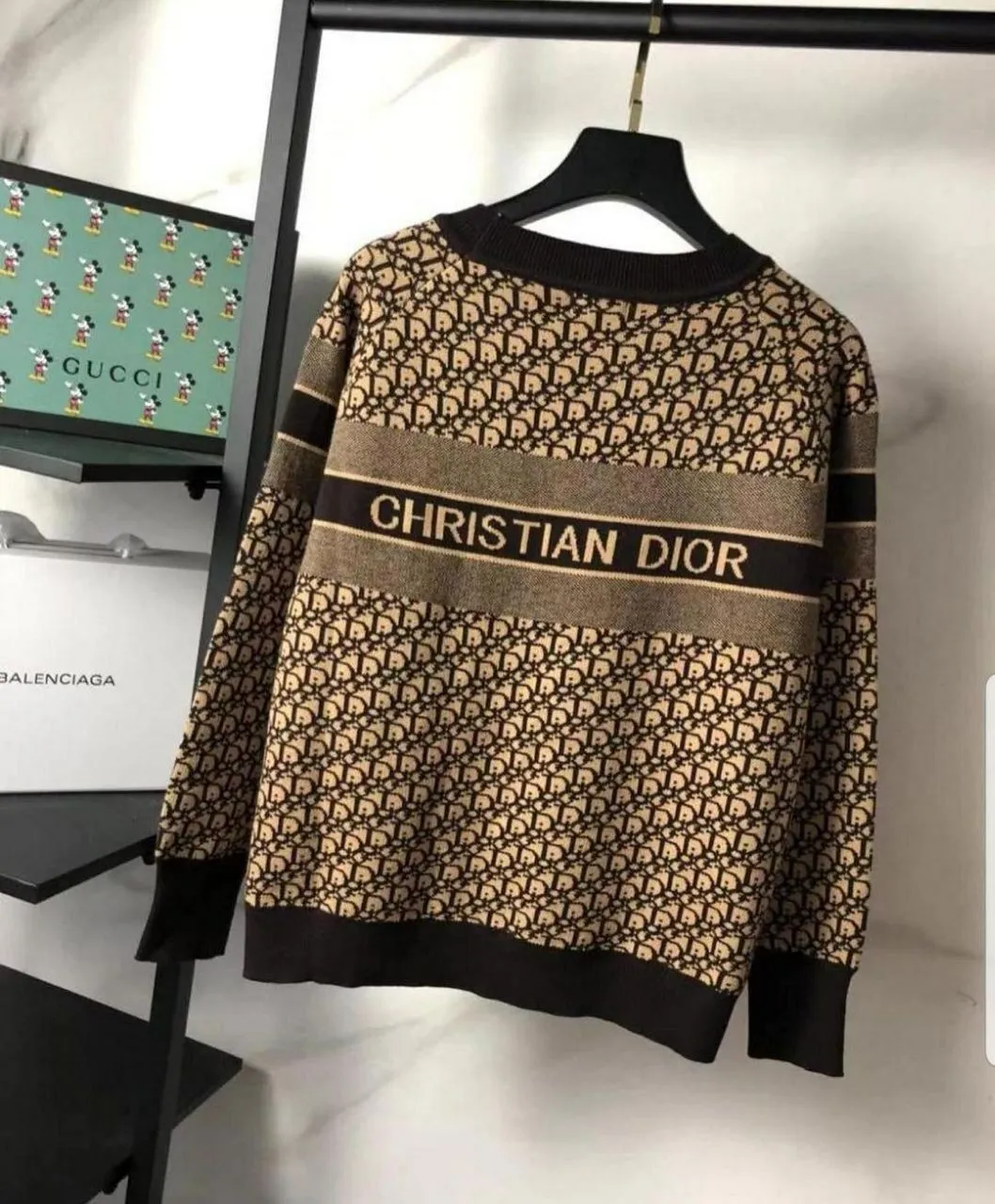 AbbyO Print Knit Sweater