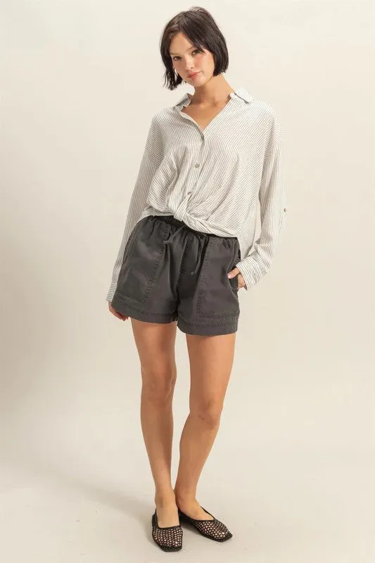 Amanda Twist Front Blouse