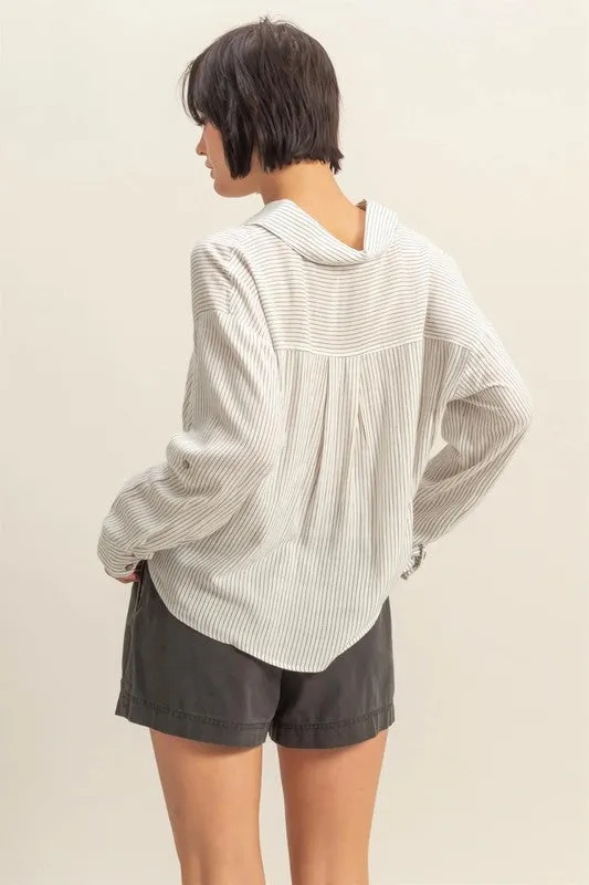 Amanda Twist Front Blouse