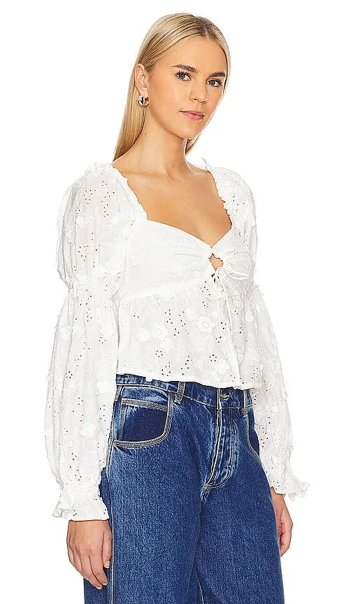 ASTR the Label Barstow Top in White