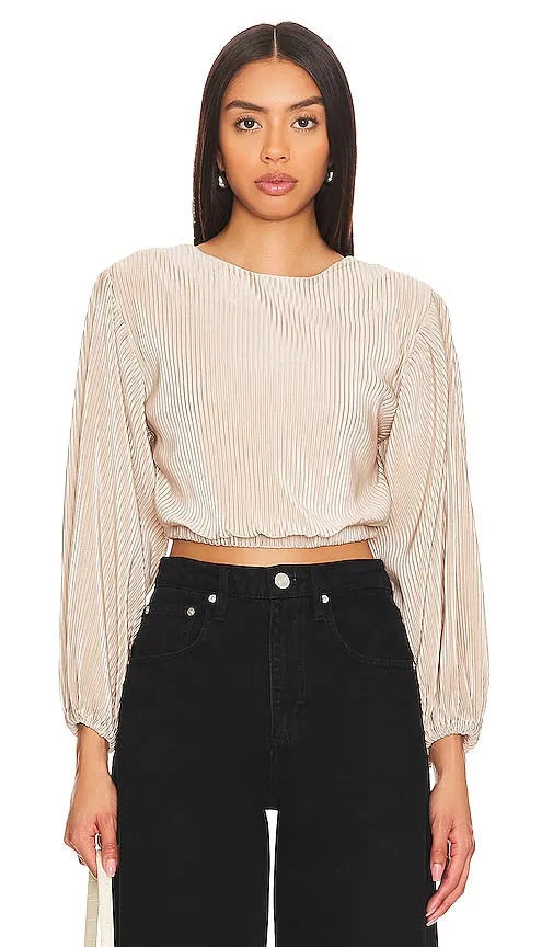 ASTR the Label Emlyn Top in Beige