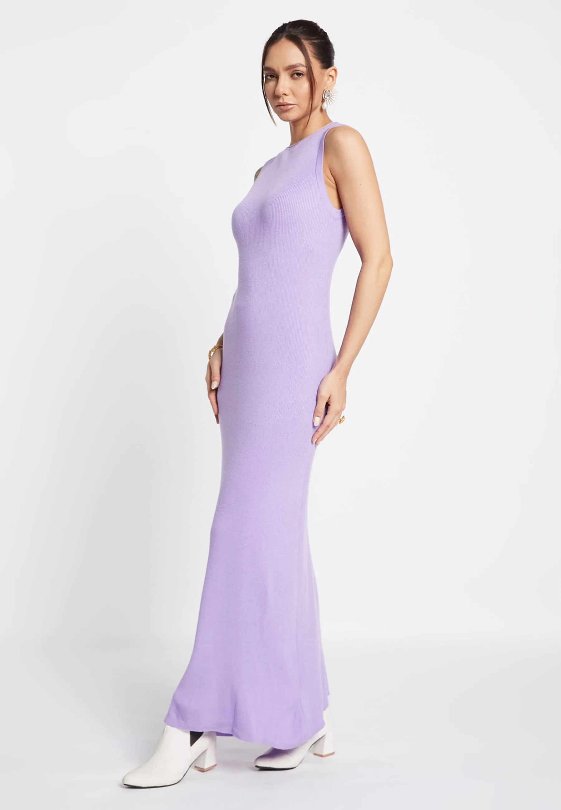 Bella Wool Lavender Dress