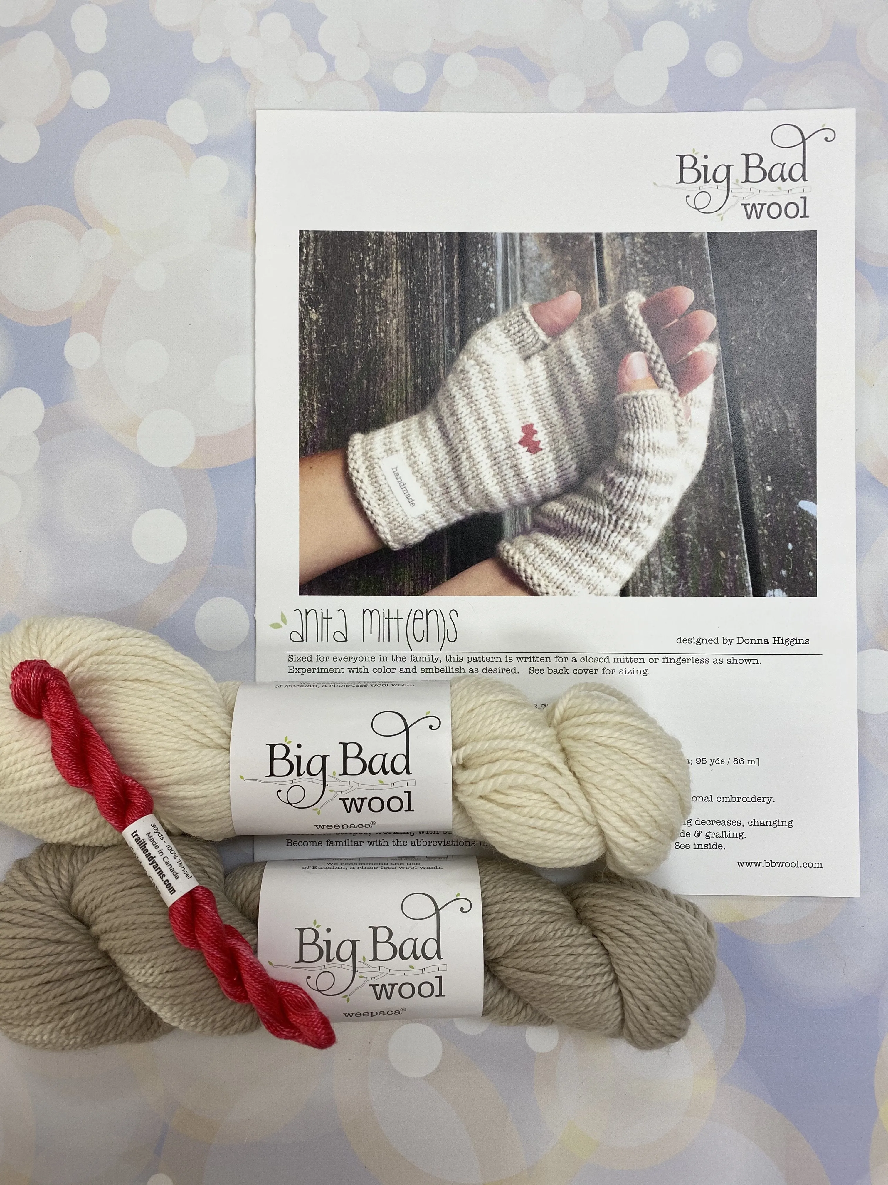 Big Bad Wool Anita Mittens Kit