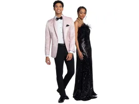 Blush Aria Paisley Shawl lapel Dinner Jacket Tuxedo Rental