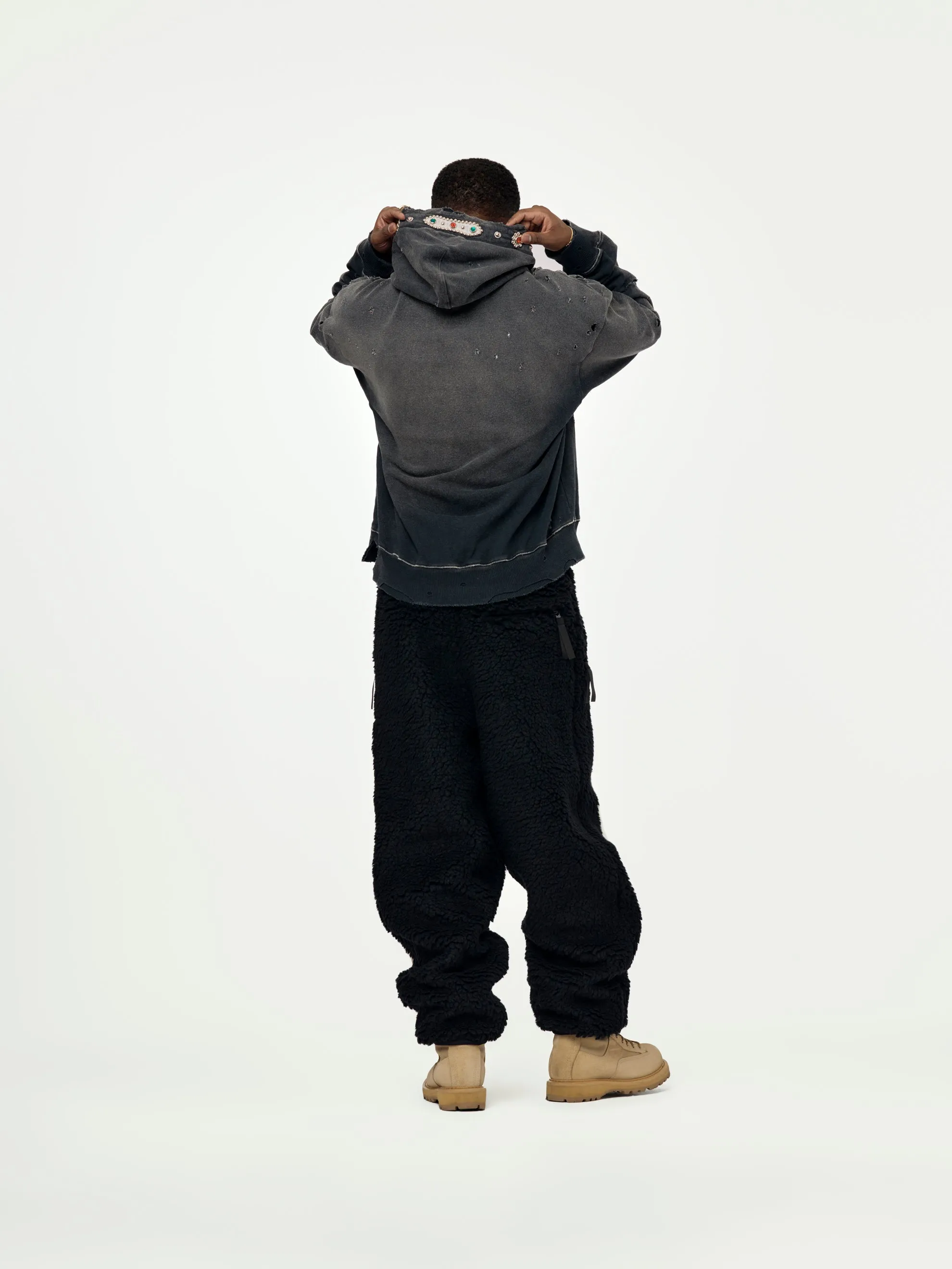 BONE Boa Fleece Fleece Easy Pants (Black)