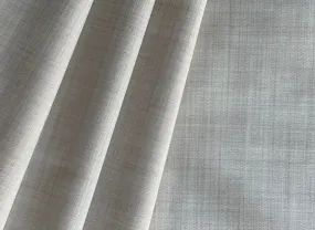 Botto Guiseppe Ecru Mélange Stretch Wool Twill Suiting (Made in Italy)