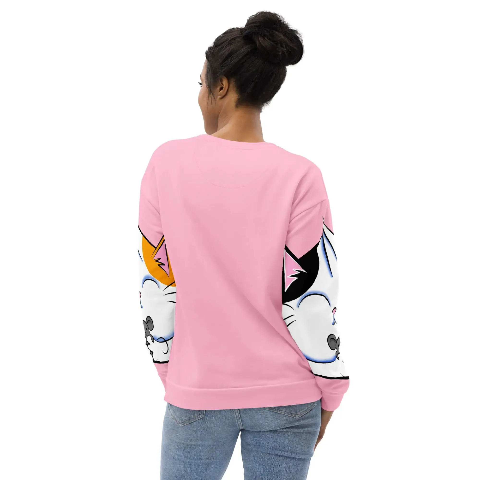 Calico Cat & Mouse Dumpling Unisex Sweatshirt