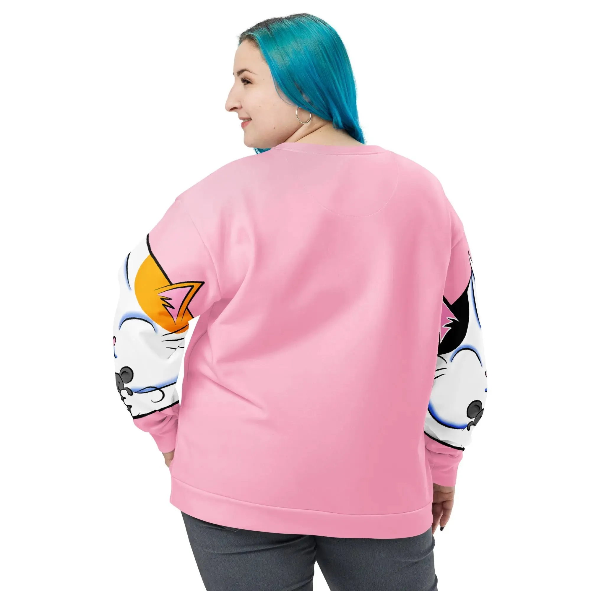 Calico Cat & Mouse Dumpling Unisex Sweatshirt
