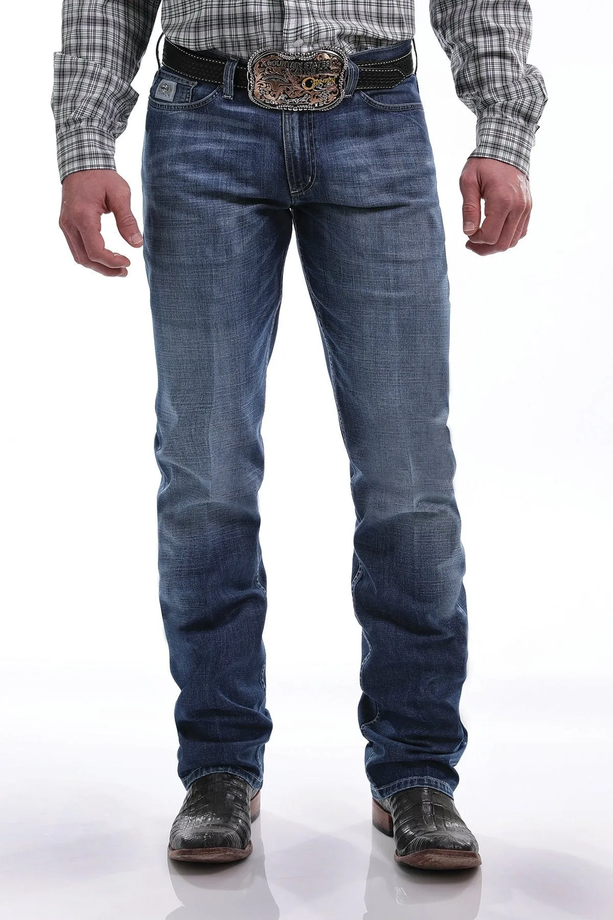 CINCH SILVER LABEL MEDIUM STONEWASH JEANS