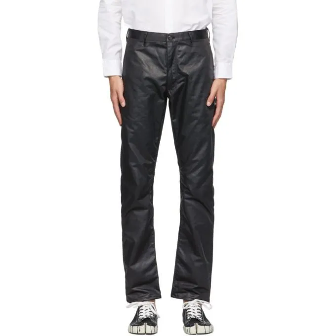 Comme des Garcons Homme Deux Black Satin Trousers