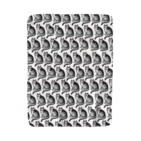 Crazy Cat Kliban Sherpa Fleece Throw Blanket 50x60