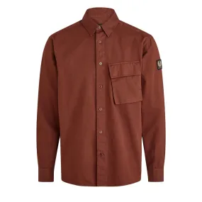 Deep Copper Scale Long Sleeve Shirt