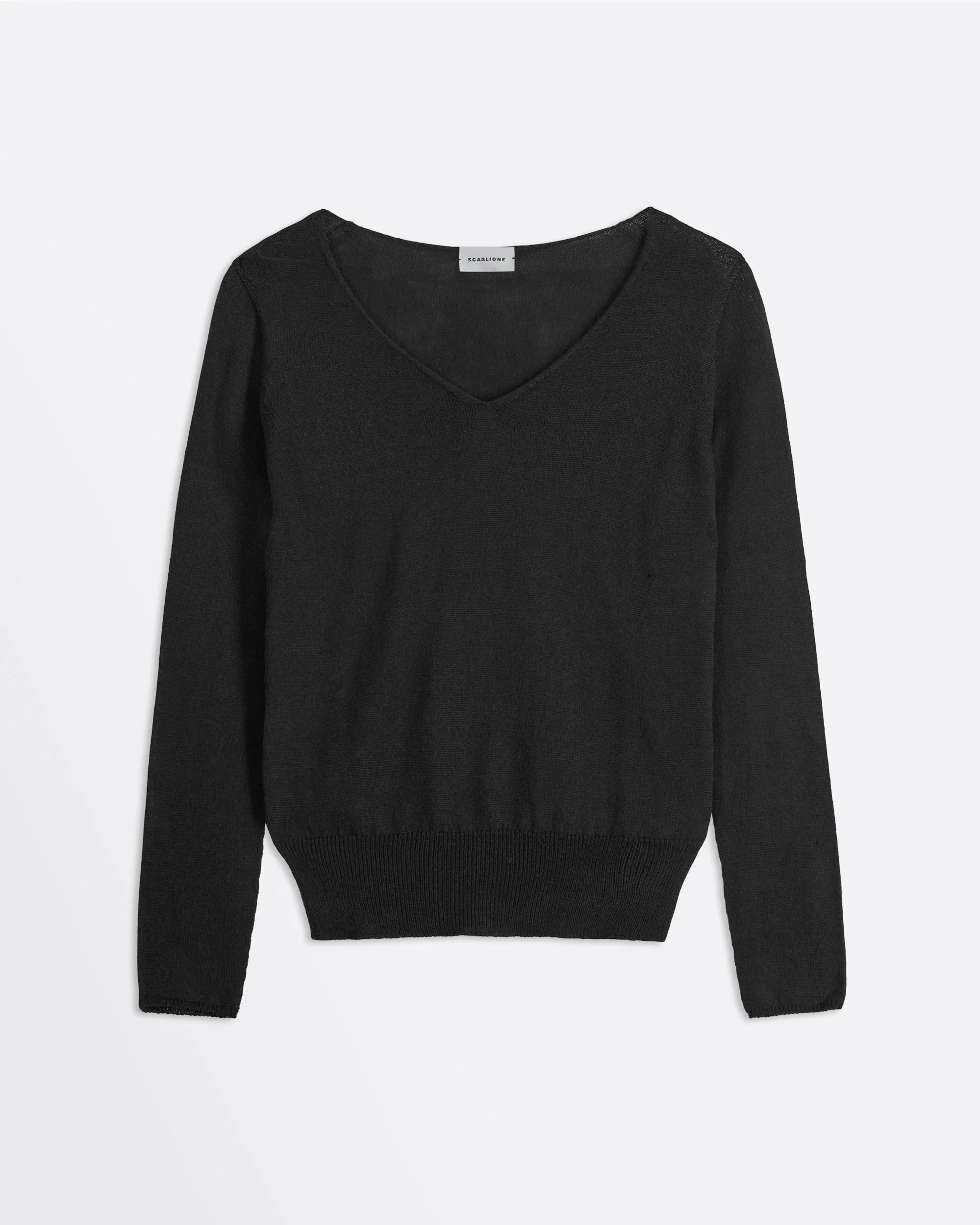 DIM083 V NECK SLIM SEAMLESS MERINO