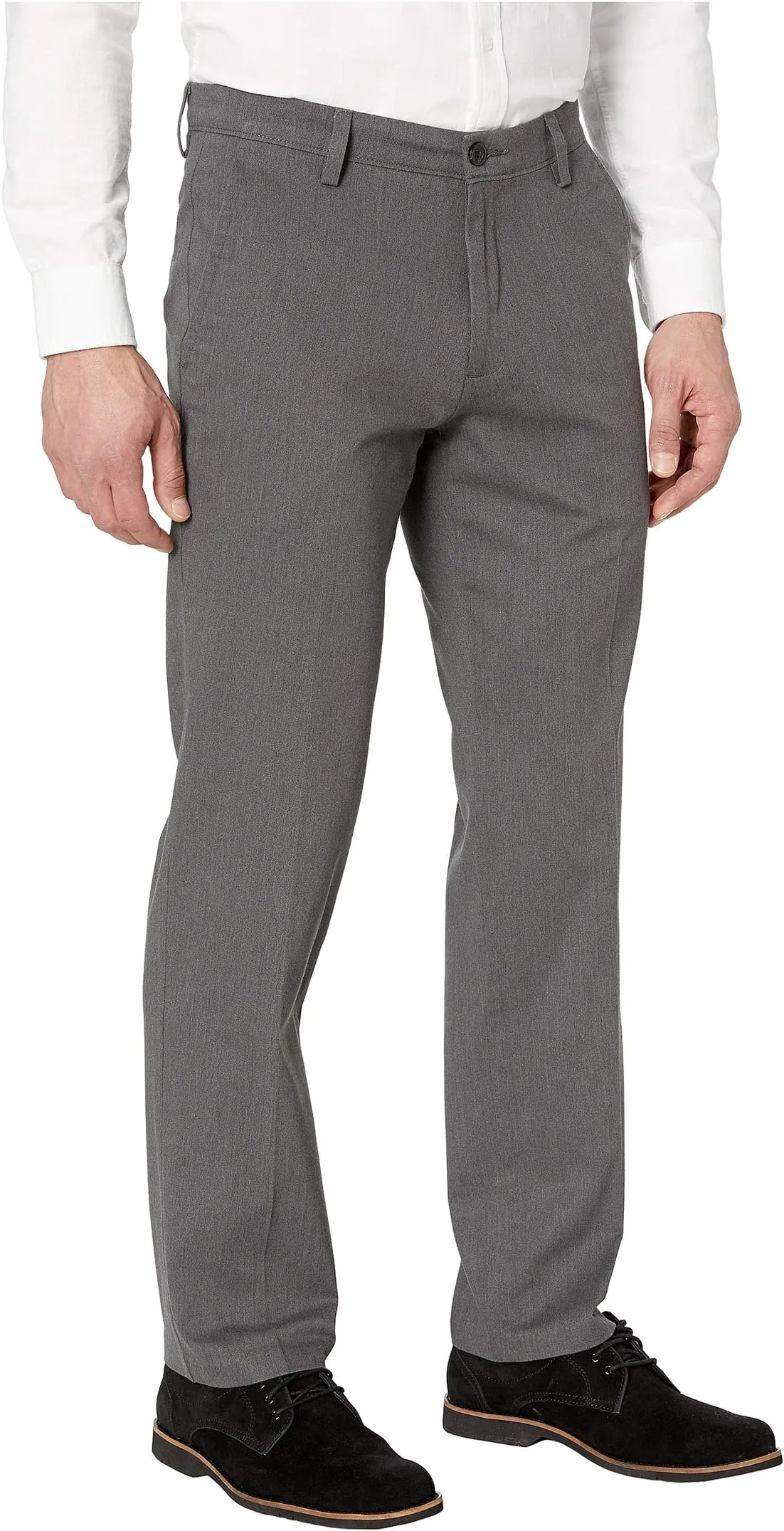 Easy Khaki D2 Dockers straight fit trousers, dark gray