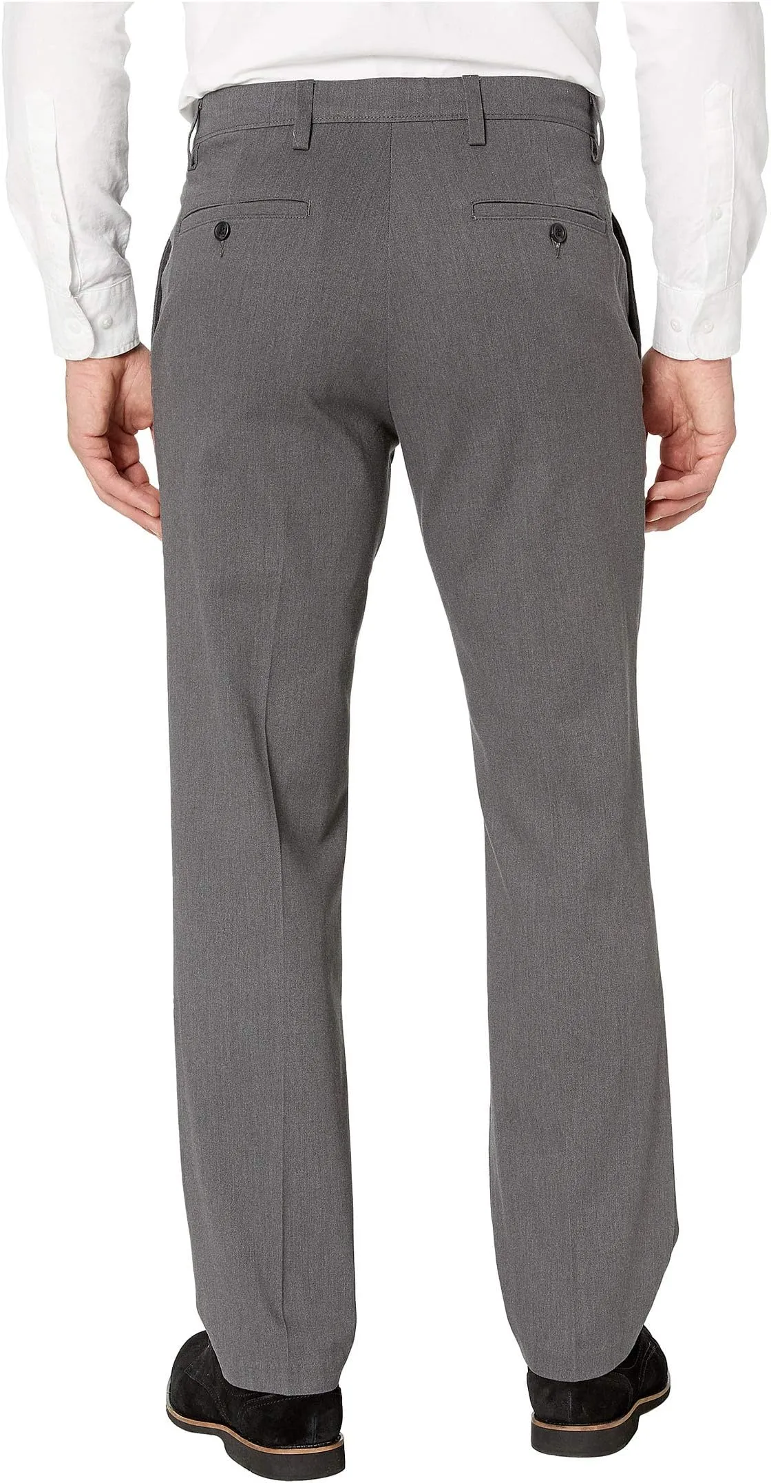 Easy Khaki D2 Dockers straight fit trousers, dark gray