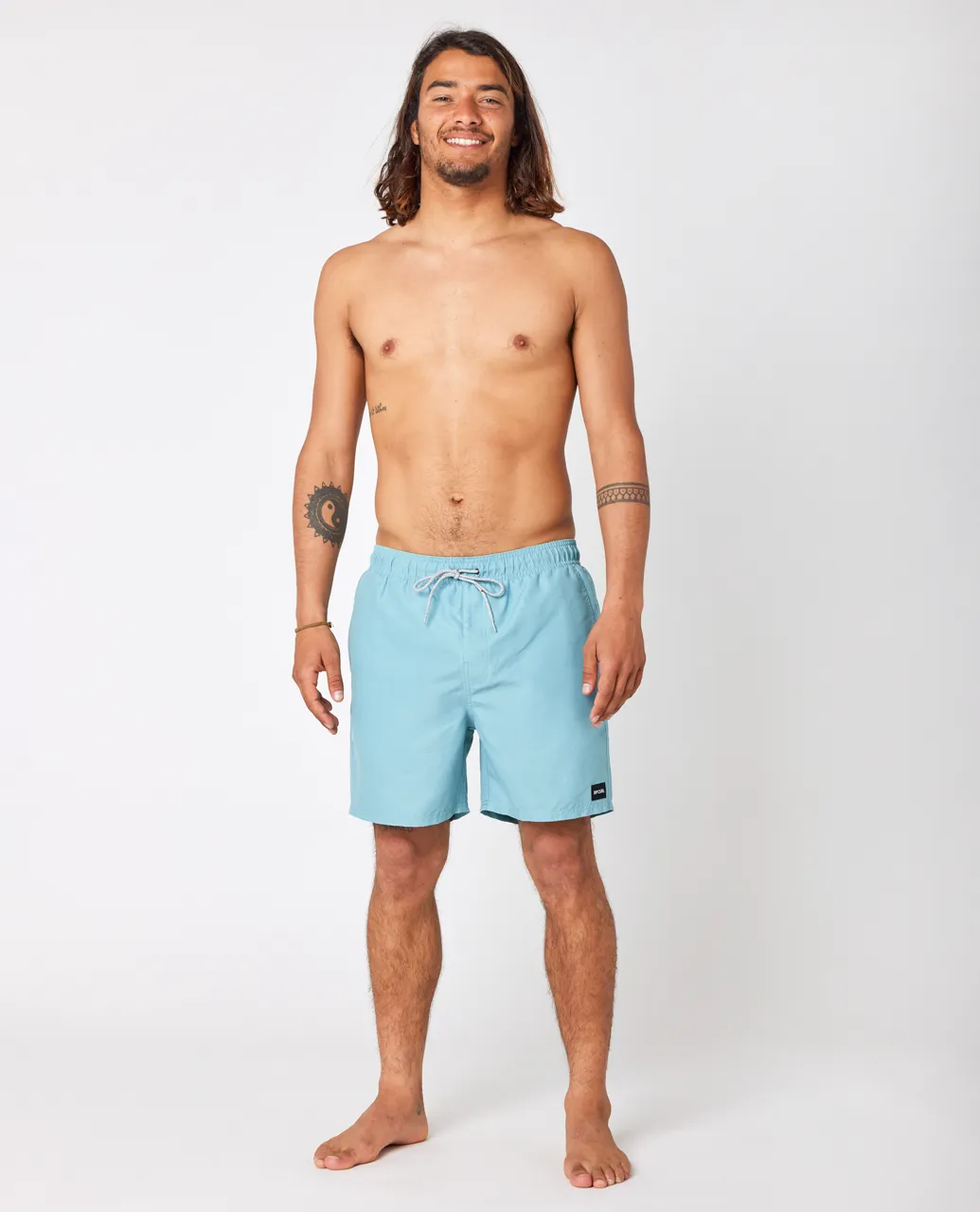 Easy Living Volley Shorts in Dusty Blue