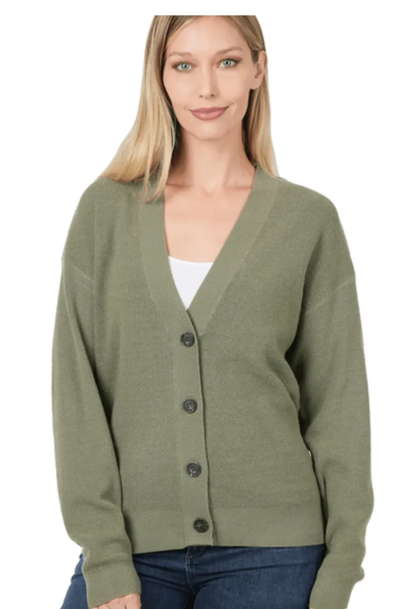 Emma Button Up Sweater Cardigan