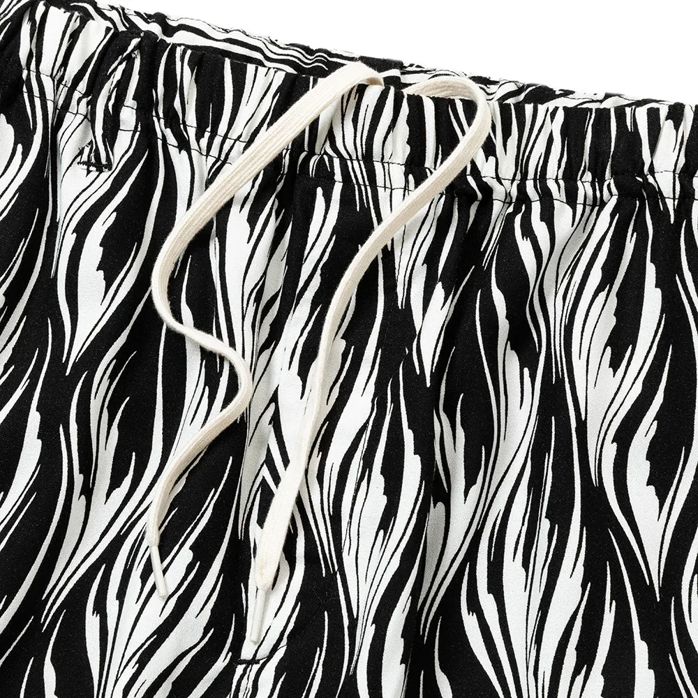 FEATHER PATTERN EASY TROUSERS