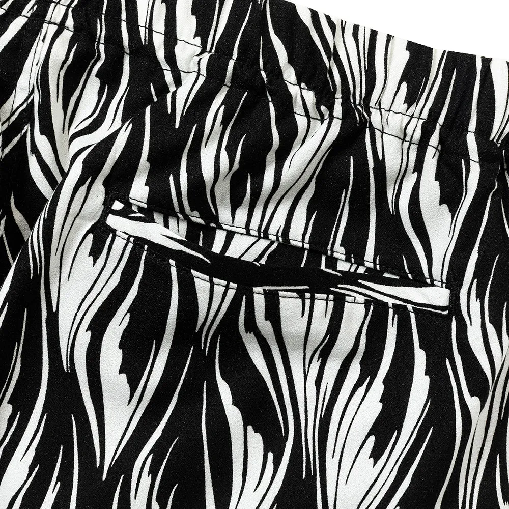 FEATHER PATTERN EASY TROUSERS
