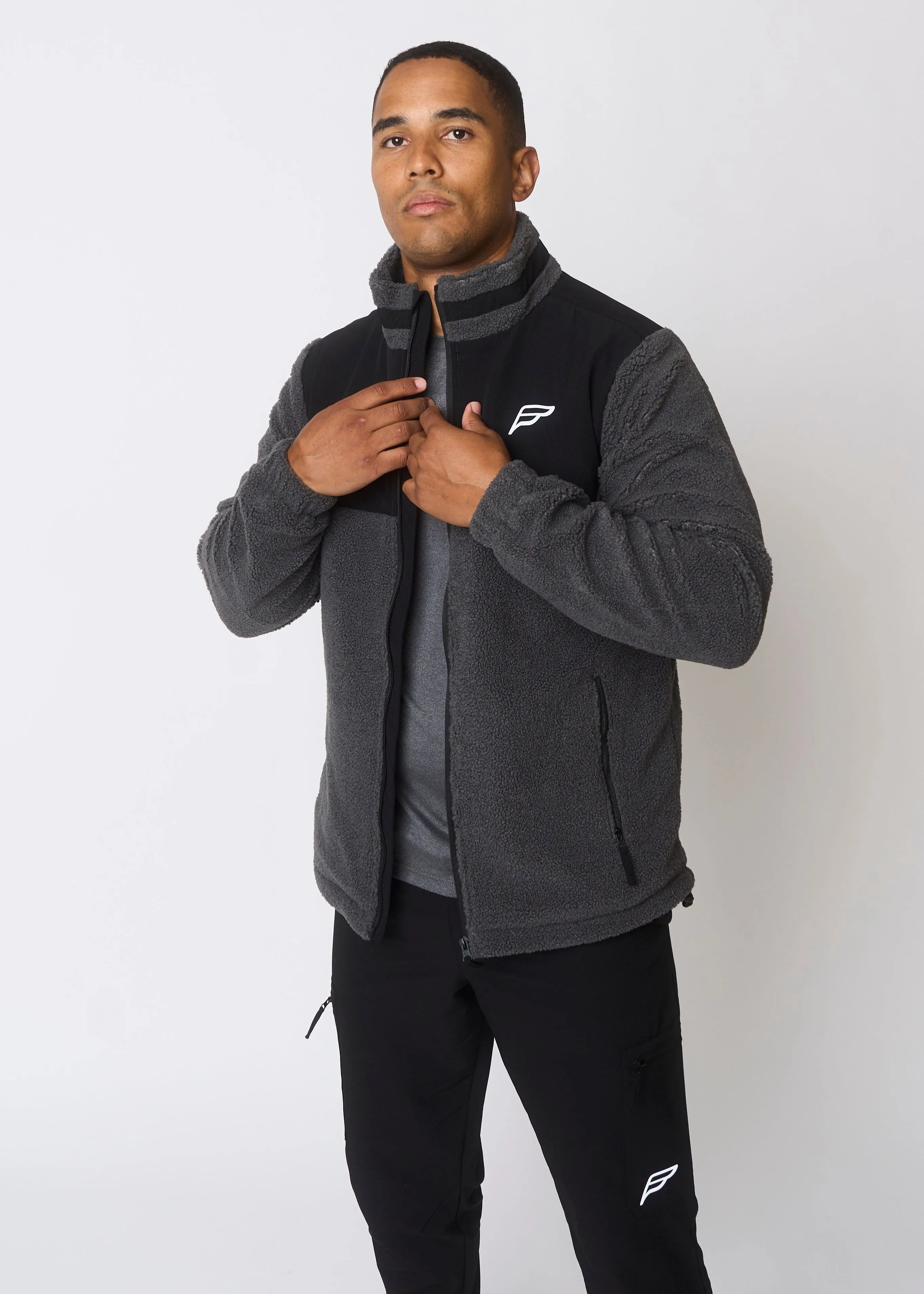 Grey Freedom Fleece