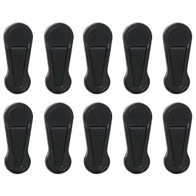 Joy Mangano 10pk Clips Hanger, Black