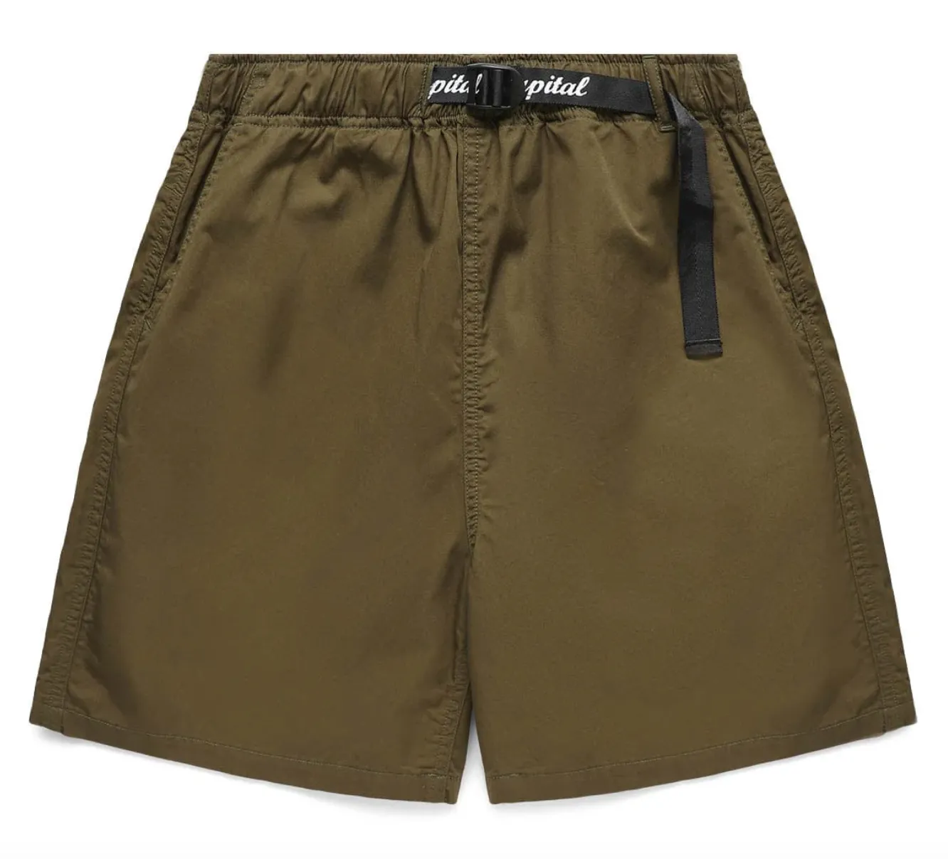Kapital Rainbow Combed Burberry Easy Shorts Khaki Yellow