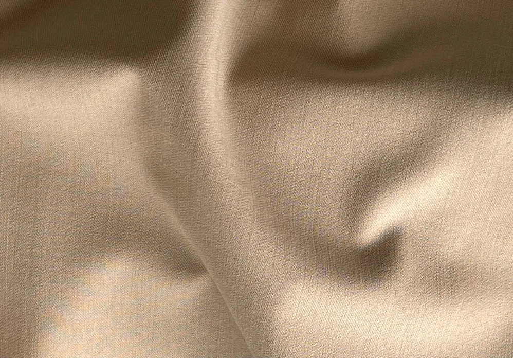 Lighter Weight Desert Sand Tan  Stretch Wool Twill