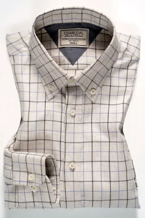 LIMITED EDITION SHIRT LIGHT GREY CHECK