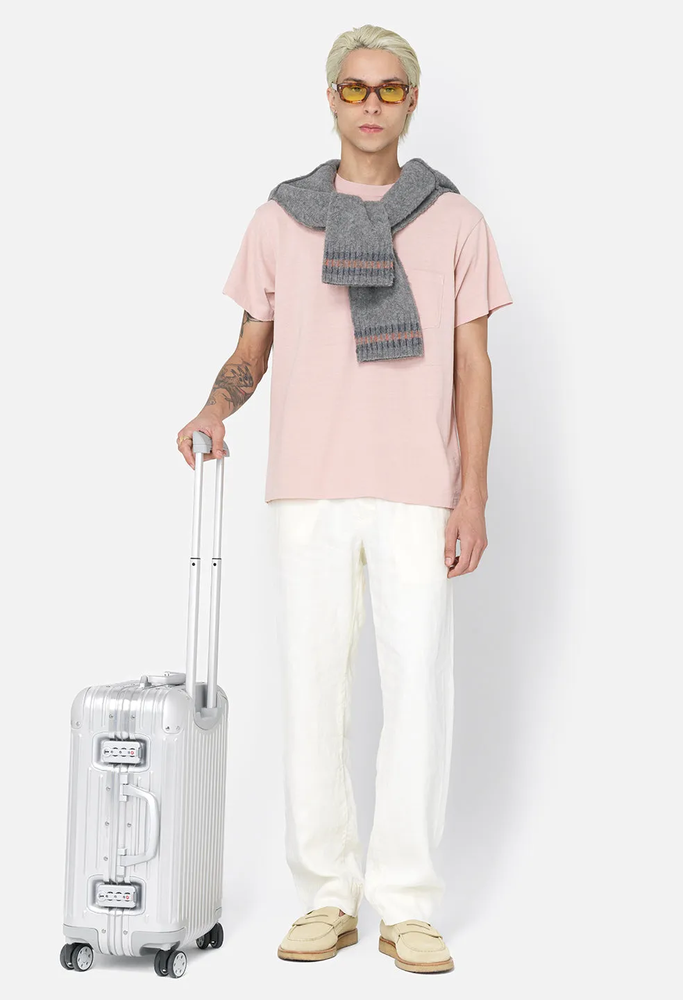 Linen Easy Trouser / Ivory