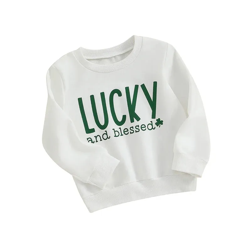 LUCKY AND BLESSED Sweatshirt
