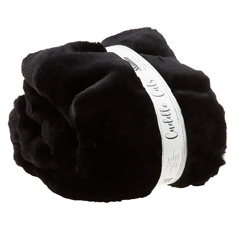 Luxe Cuddle® - Sable Black 2 Yard Cut