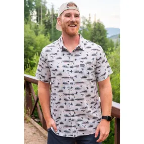 Men's Burlebo Performance Button Up PBU-DKH