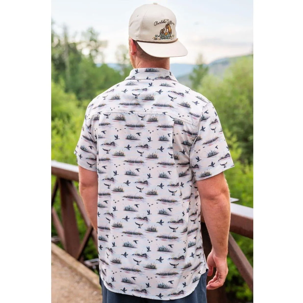Men's Burlebo Performance Button Up PBU-DKH
