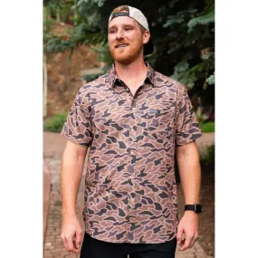 Men's Burlebo Performance Button Up PBU-GC