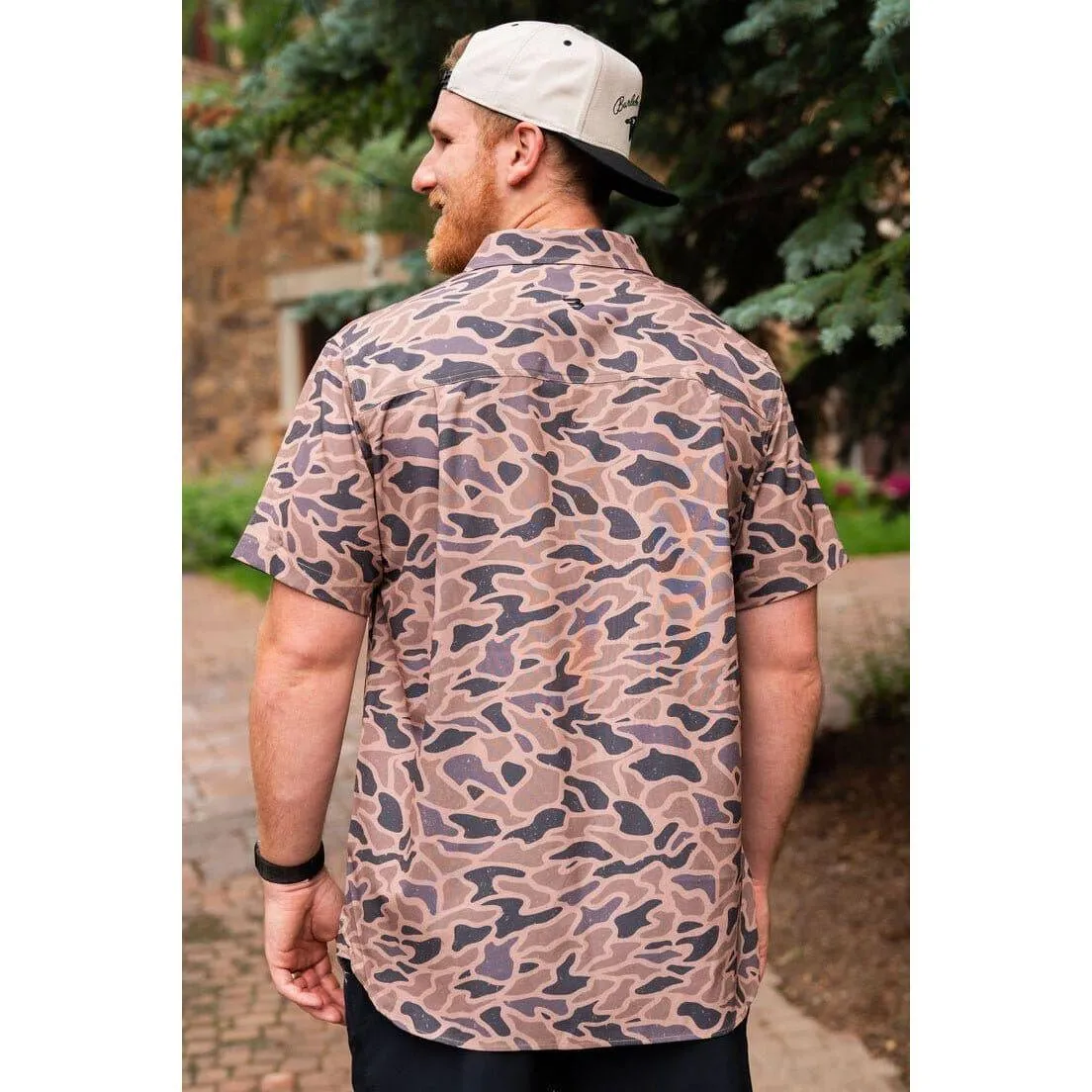 Men's Burlebo Performance Button Up PBU-GC