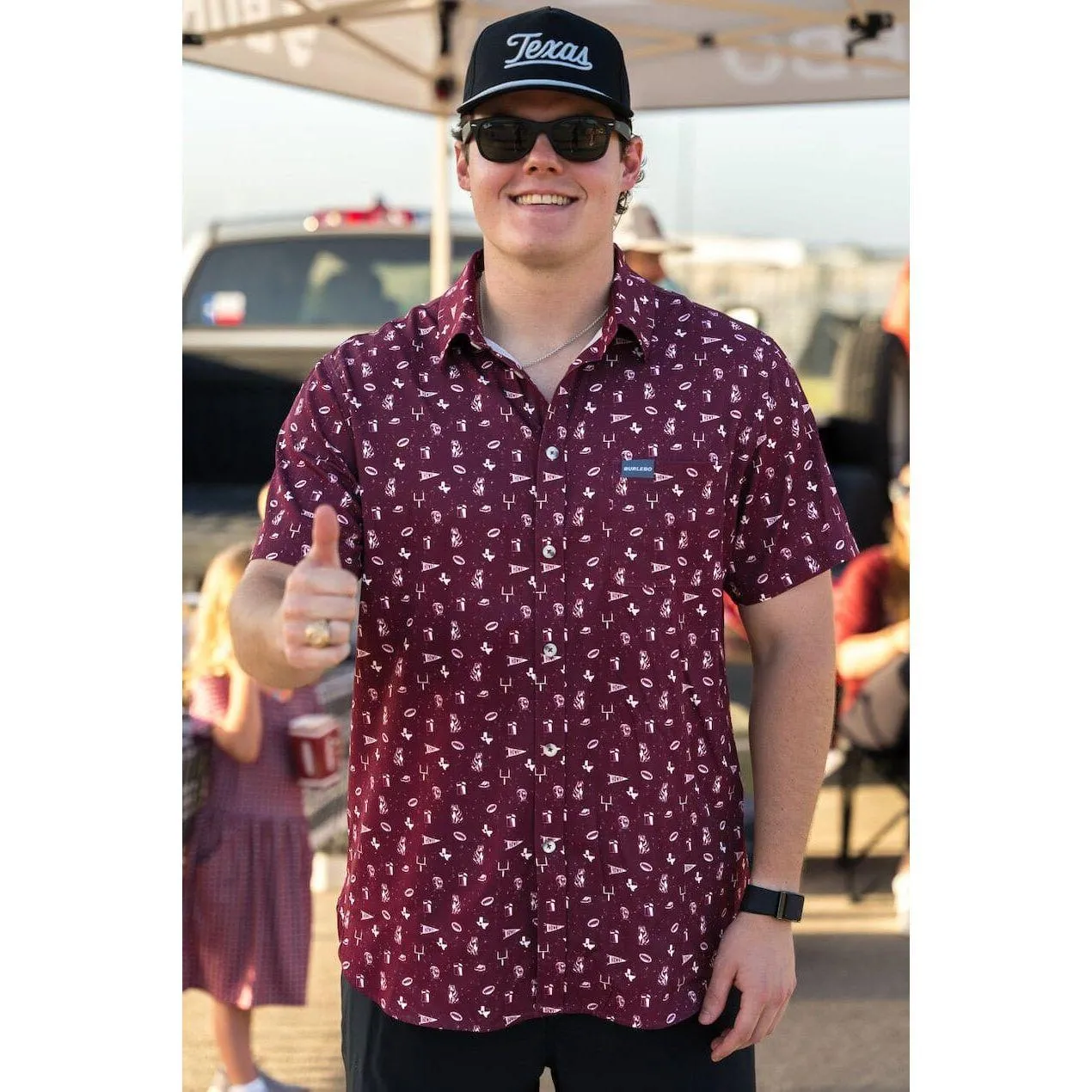Men's Burlebo Performance Button Up PBU-MGD