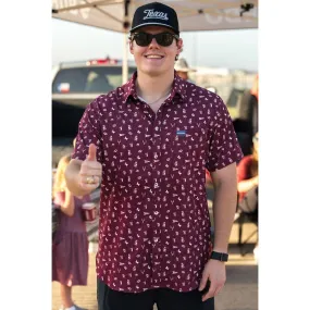 Men's Burlebo Performance Button Up PBU-MGD