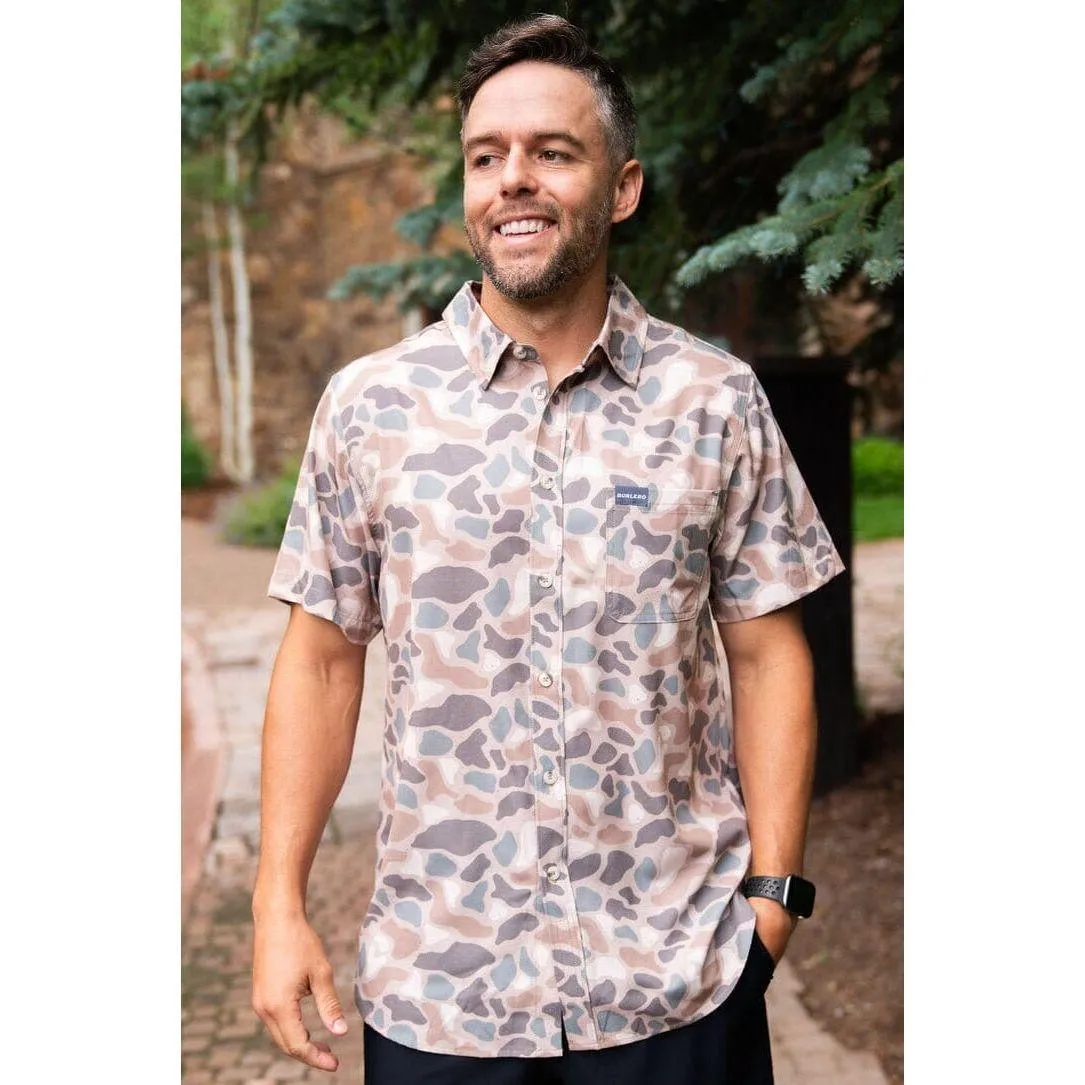 Men's Burlebo Performance Button Up PBU-PTC