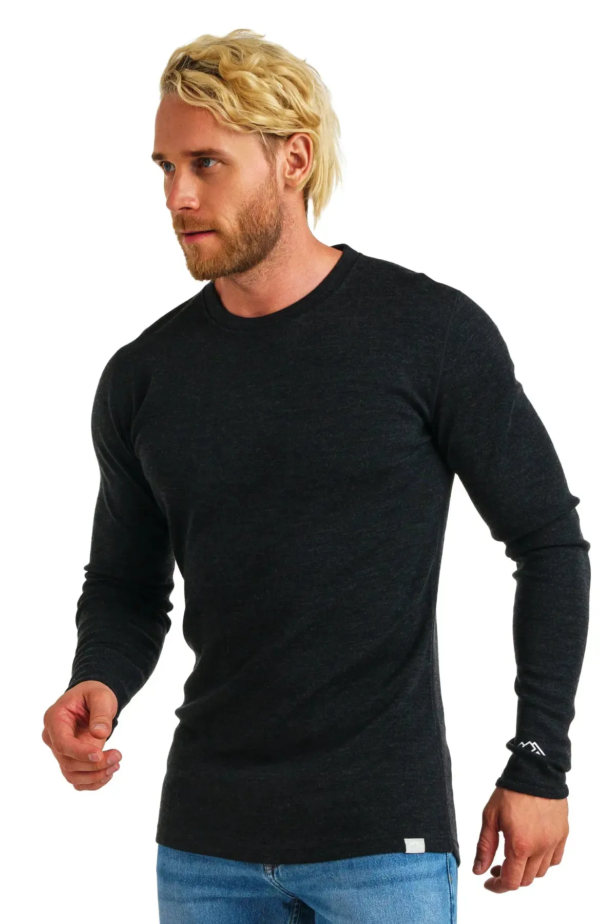 Men's Merino Long Sleeve 320 Charcoal Grey