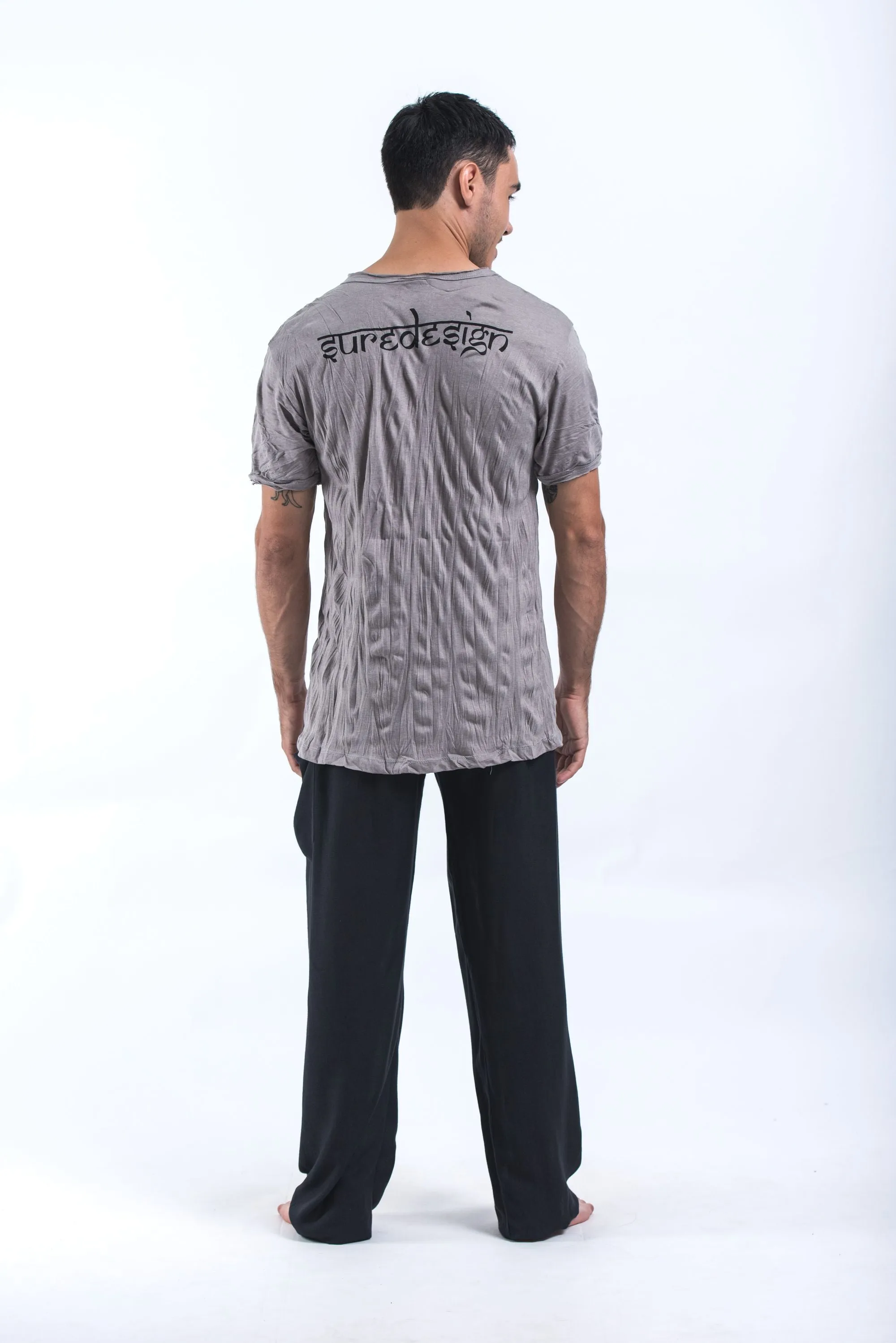 Mens Octopus Weed T-Shirt in Gray