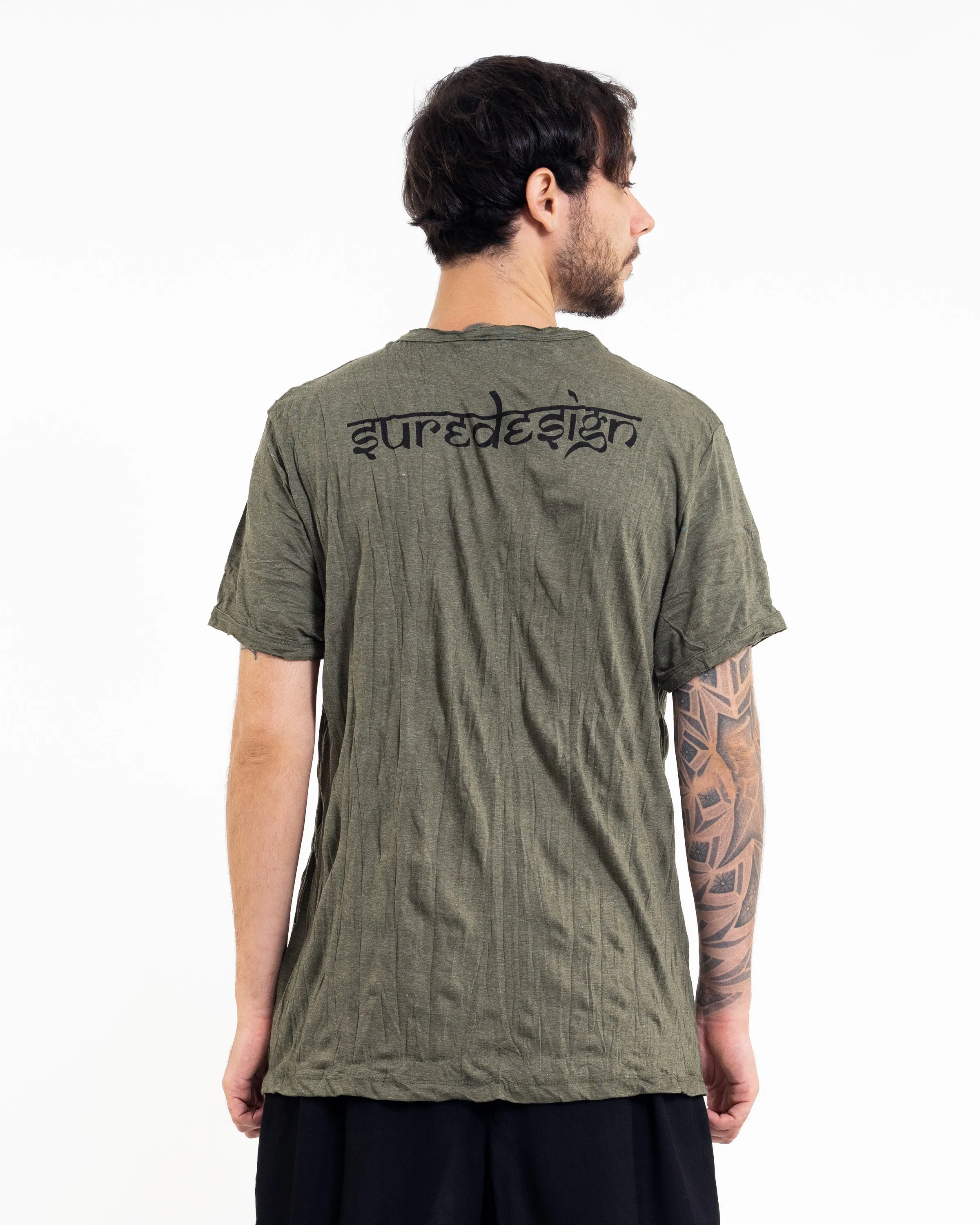 Mens Pyramid Eye T-Shirt in Green