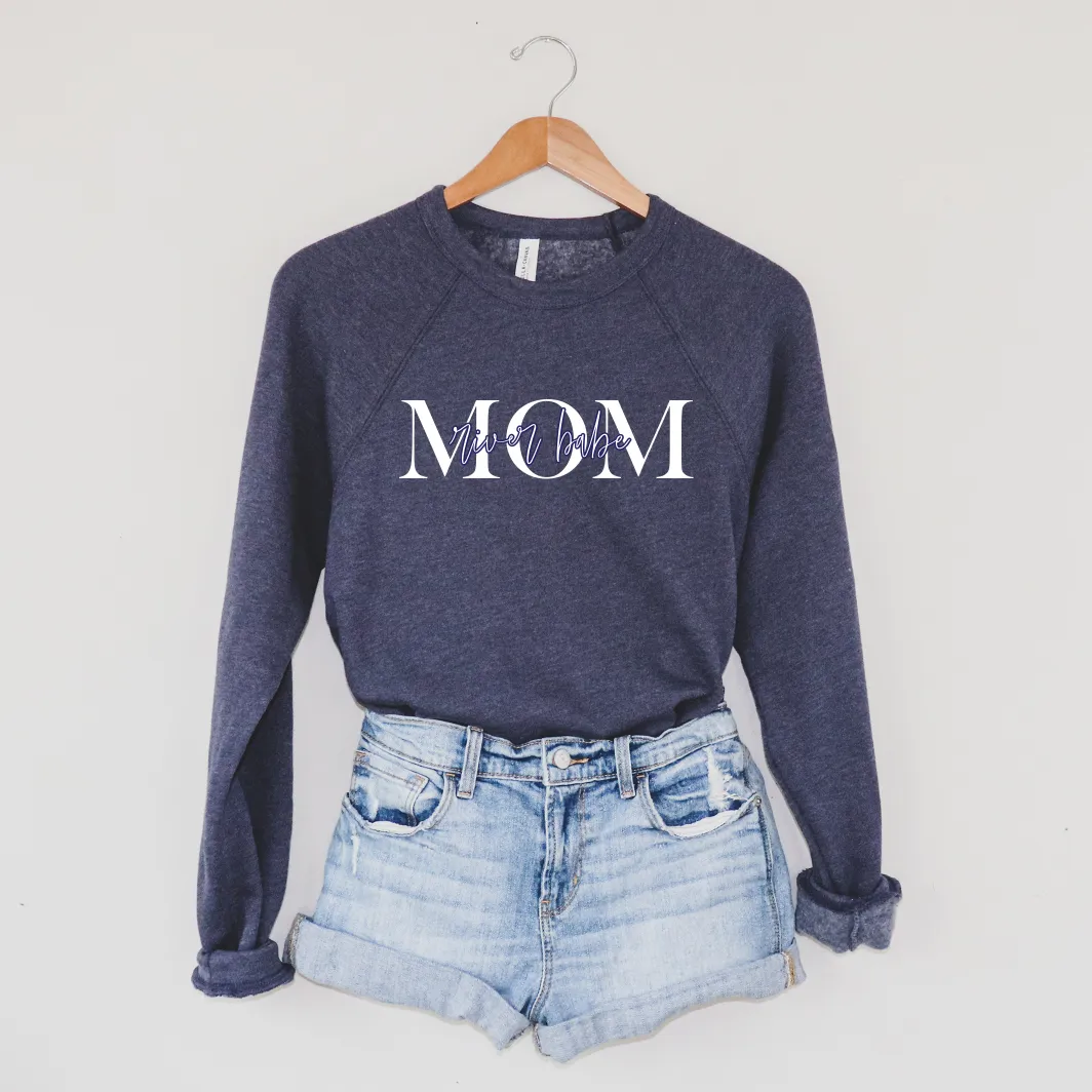 MOM River Babe • Navy Pullover