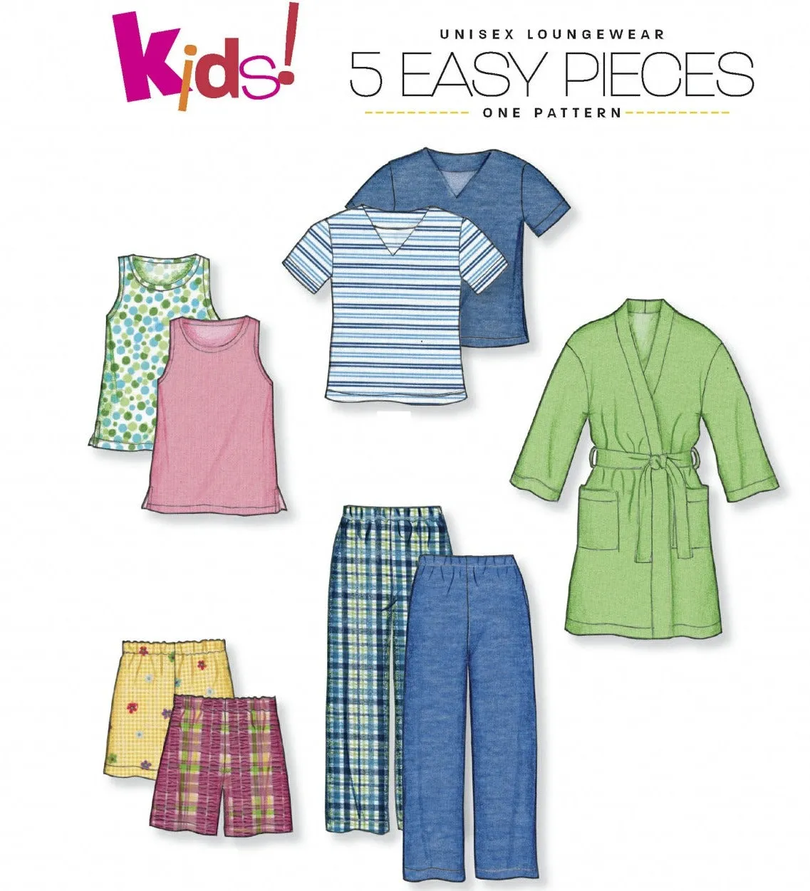 NL6847 Children's Sleepwear Pattern | Easy