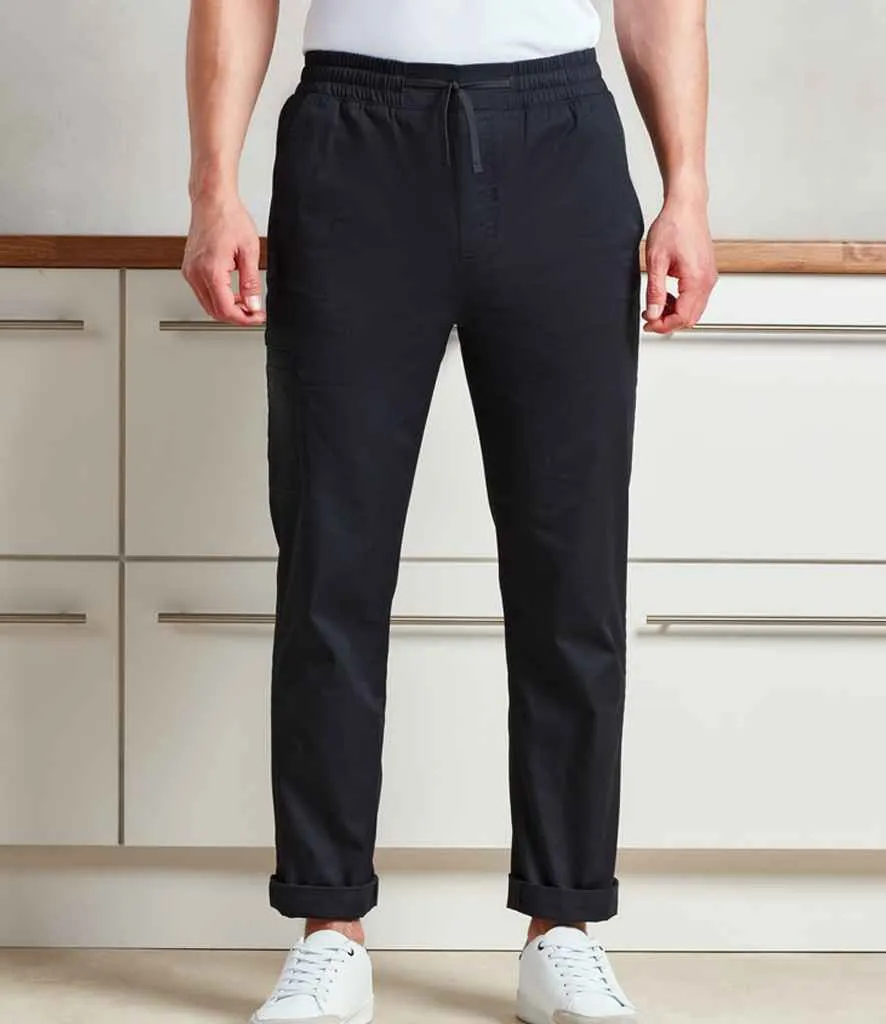 Premier Recyclight® Chef's Cargo Trousers | Black