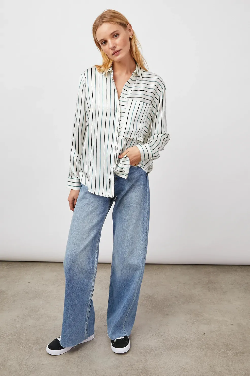 Rails Spencer Button Down Shirt - Vera Stripe
