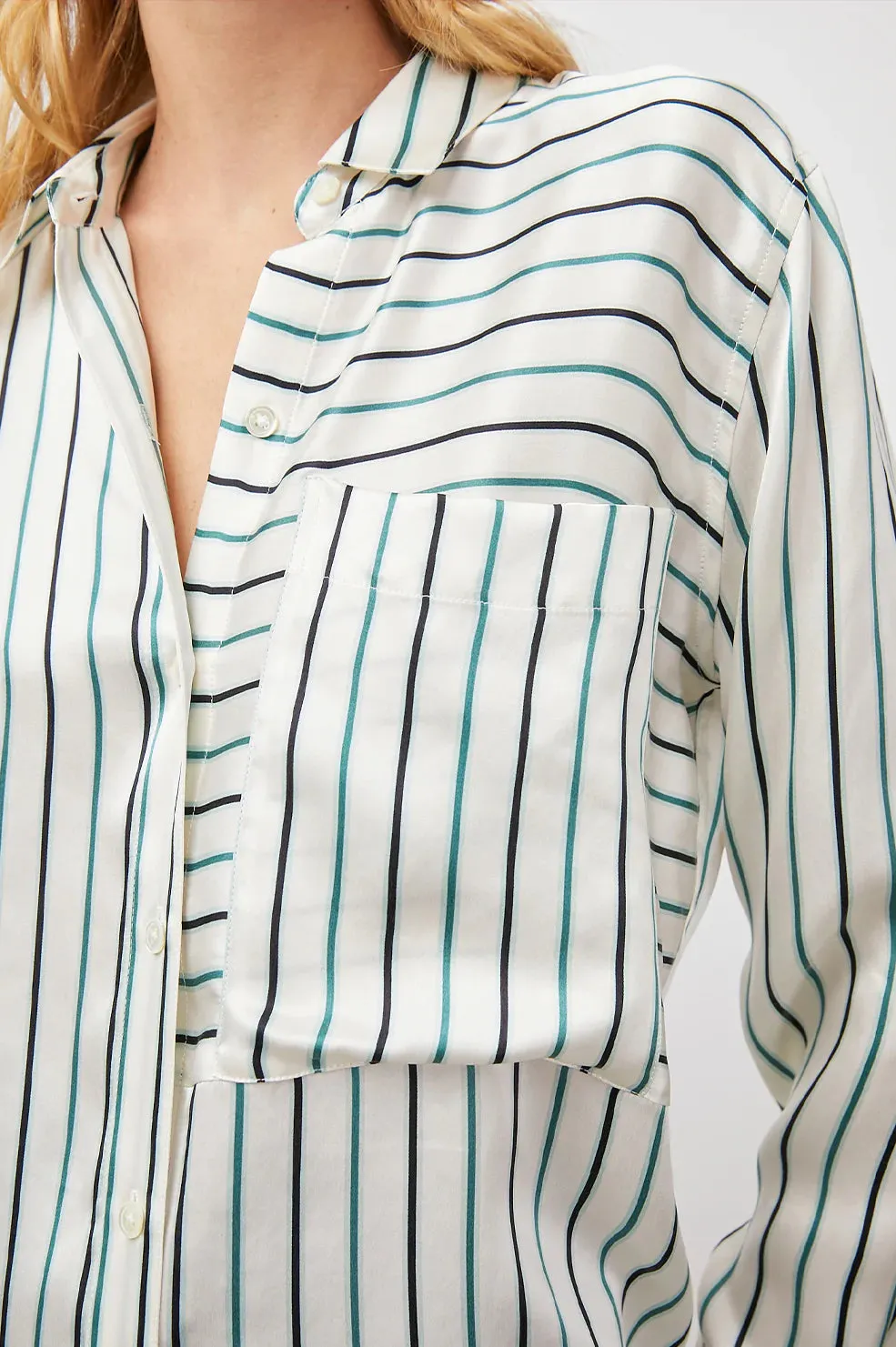 Rails Spencer Button Down Shirt - Vera Stripe