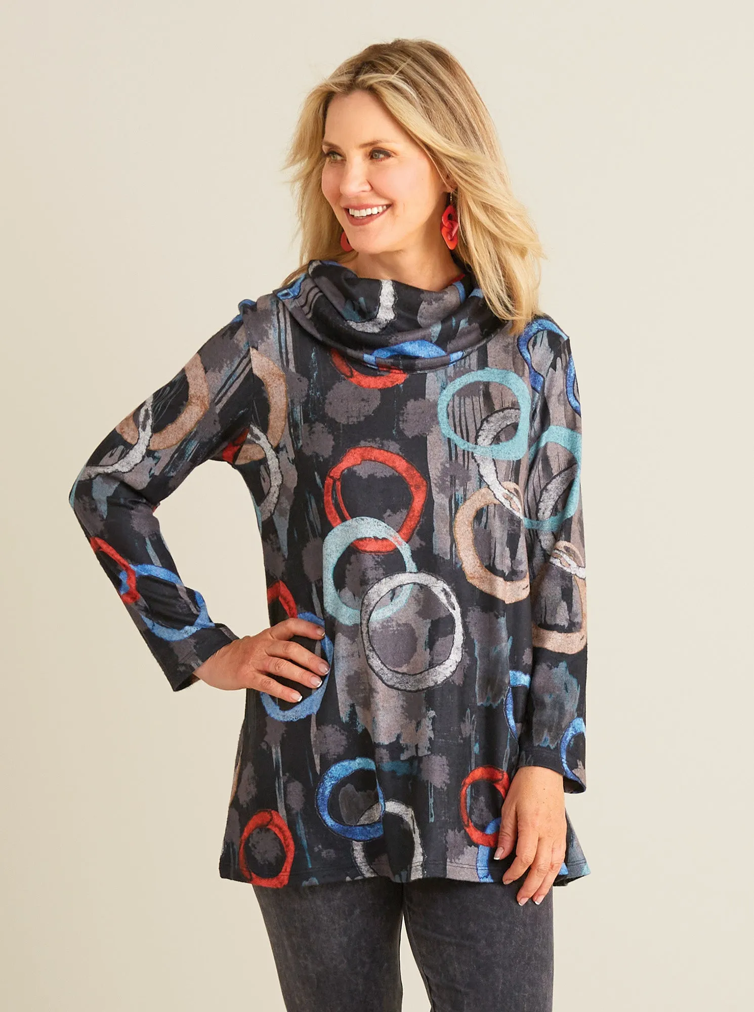 Ring Toss Brushed Knit Top