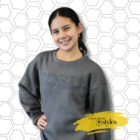 SDSD Vintage Applique Crewneck Sweatshirt