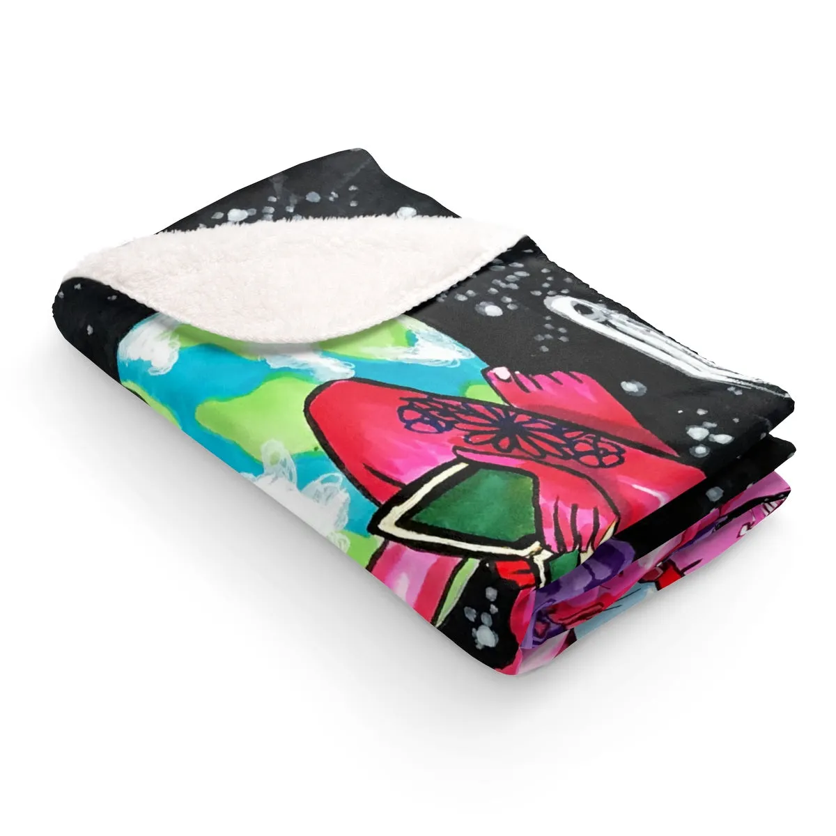 Sherpa Fleece Blanket - Wonder Woman
