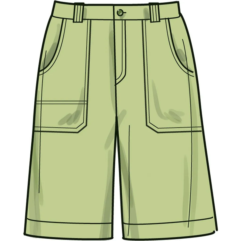 Simplicity Sewing Pattern S9923 Misses' Pants in Two Lengths and Shorts
